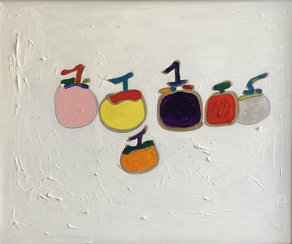 SIX PERSIMMON | 六柿图